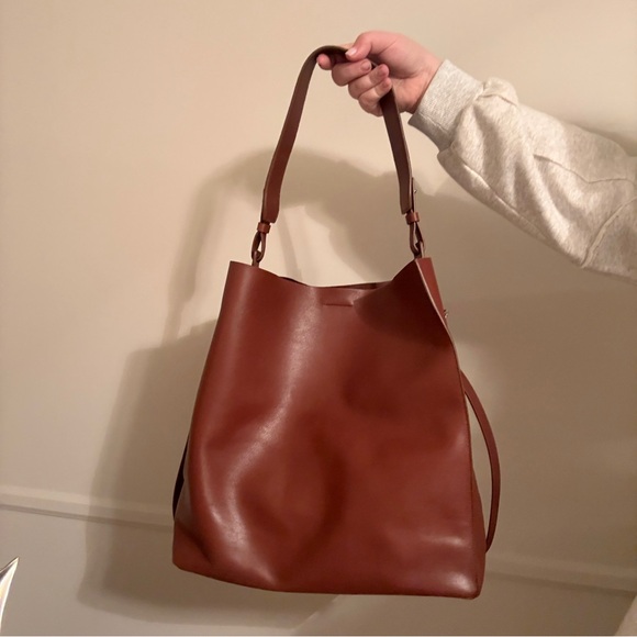 All Saints Paradise North South Leather Tote - Picture 2 of 14